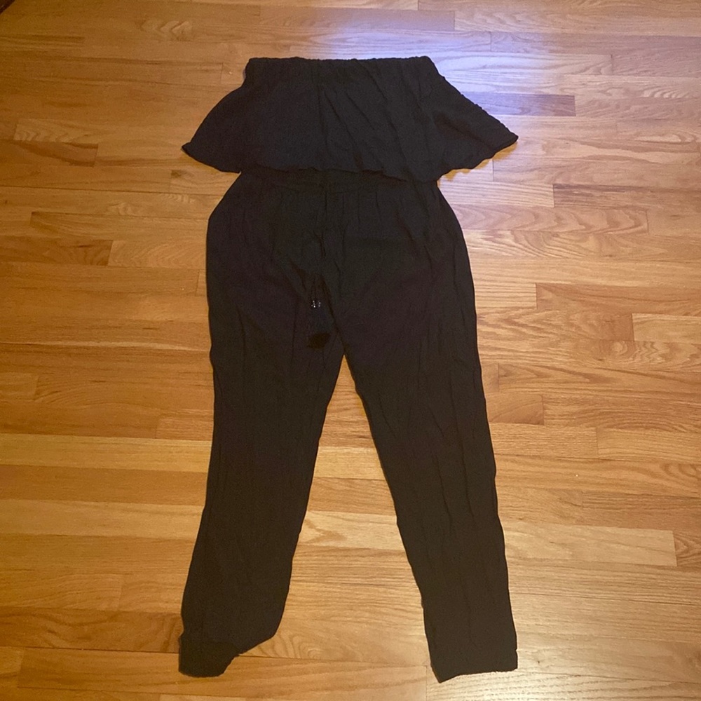 White House Black Market Strapless Jumpsuit